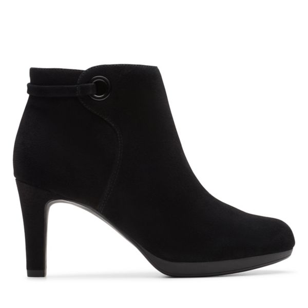 Clarks Womens Adriel Mae Ankle Boots Black | CA-8420973